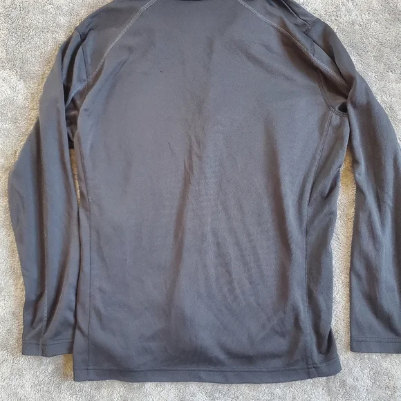 Spyder Shirt Men's X-Large Black 1/4 Zip Long Sleeve Performance Active Pullover - Picture 10 of 10